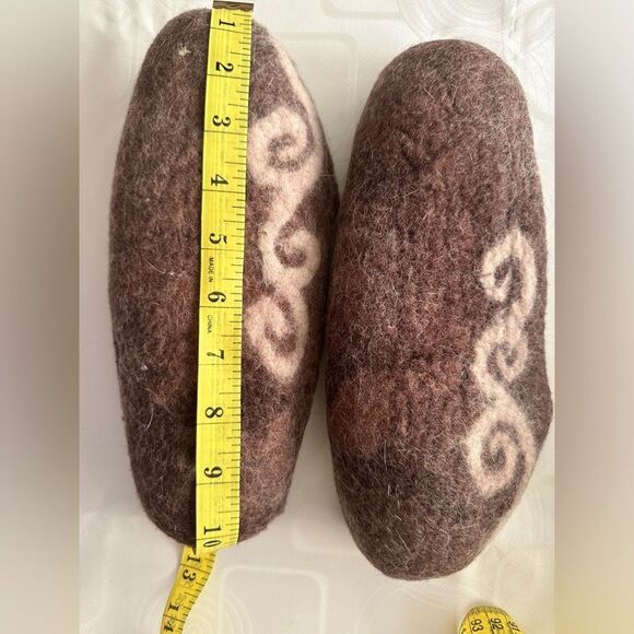 Handmade felt slippers from merino wool size 6  new - Picture 6 of 6